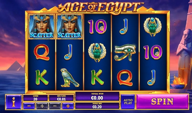 NJ Slots Age of Egypt