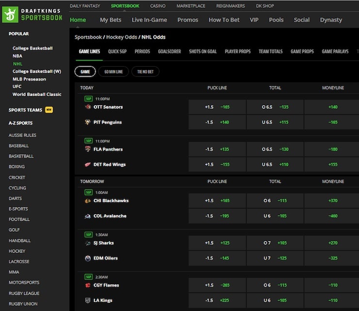 DraftKings New York Betting Site