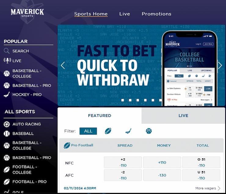 Play Maverick Colorado Online Gambling Page