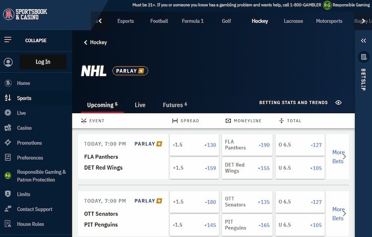 Barstool Virginia Online Gambling Page