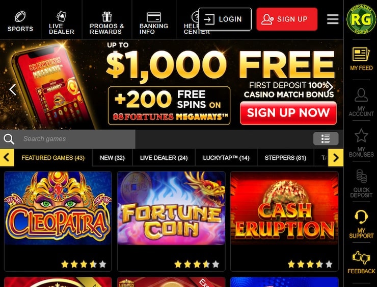 Golden Nugget NJ Online Casino