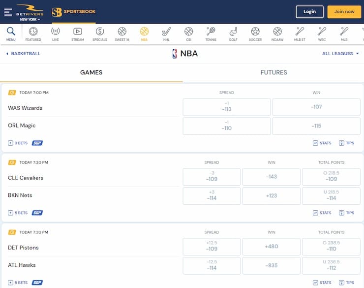 BetRivers New York Online Sports Betting