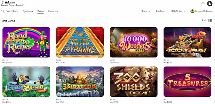 Caesars NJ Slots