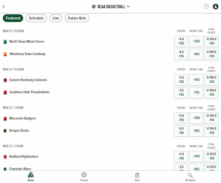 NY Sports Betting NBA Markets