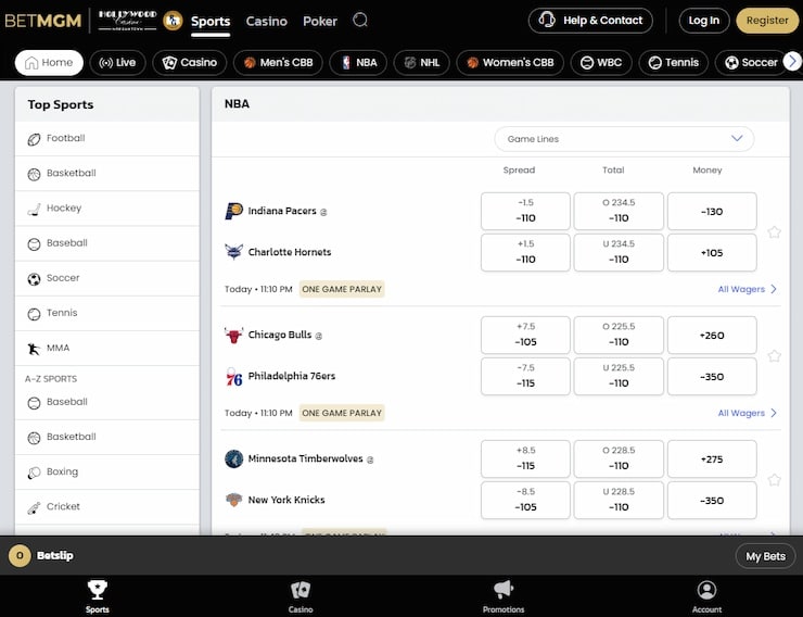 BetMGM PA online gambling site