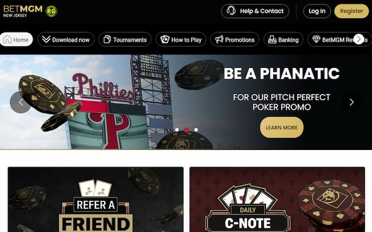 BetMGM New Jersey Poker Site