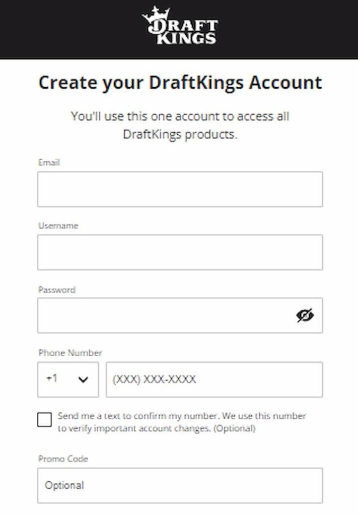 DraftKings Tennessee Sign Up Process