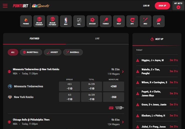 PointsBet Virginia Online Gambling Page