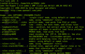 john the ripper password cracker