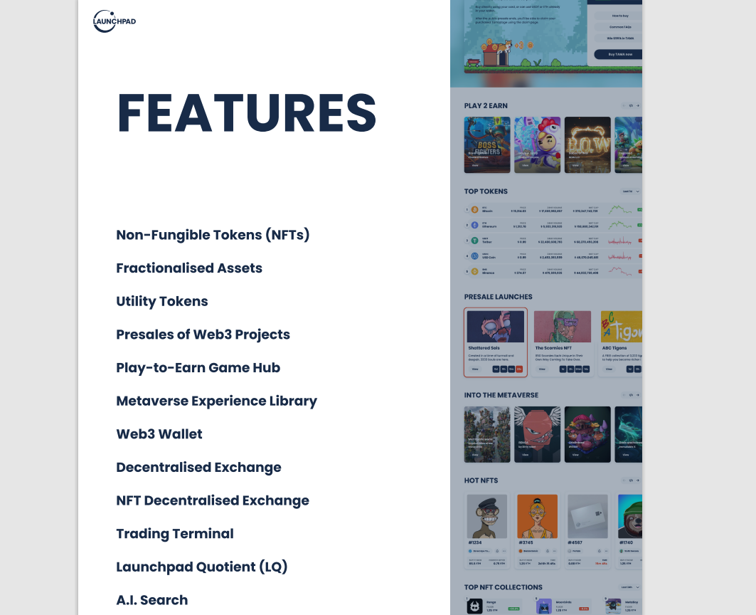 launchpad features