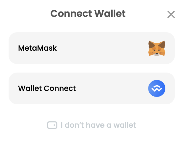 Connect crypto wallet