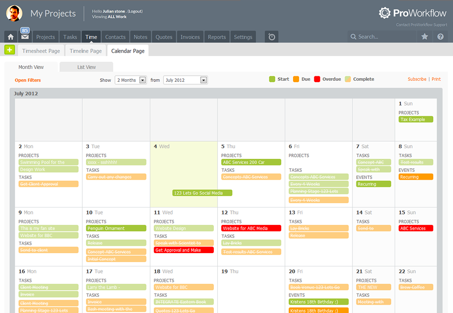 proworkflow recommended project management sofware for cheap storage