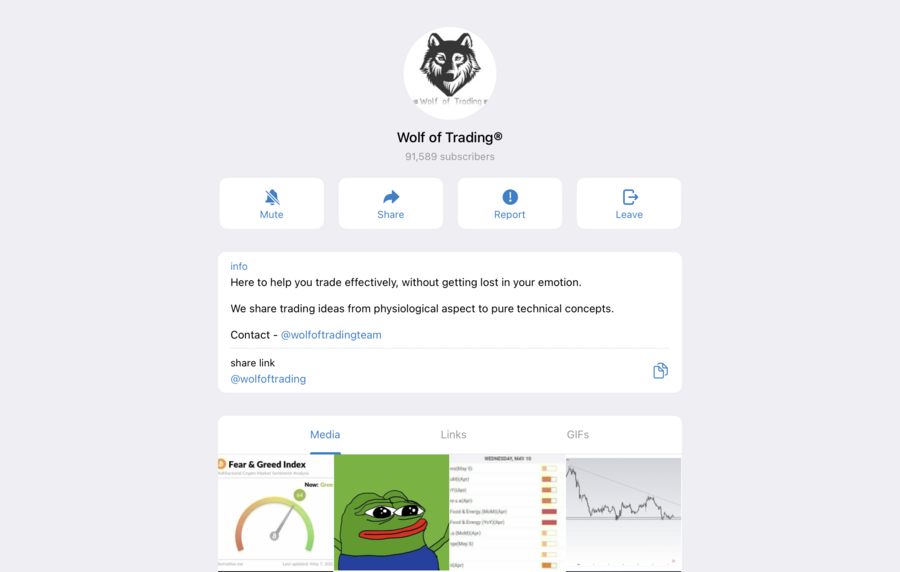 Wold of Trading Telegram Group