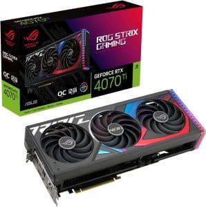 ASUS ROG Strix NVIDIA GeForce RTX 4070 | offers dynamic software to control the fans
