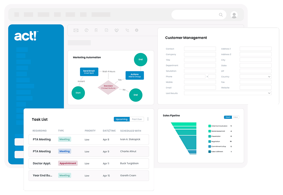 Act crm and marketing automation