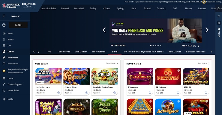 Barstool Casino Online Slots