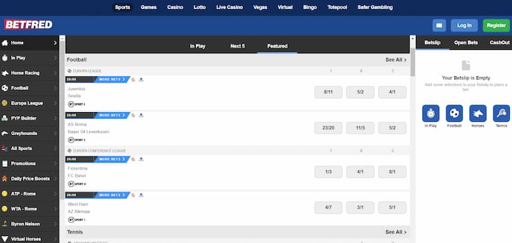 BetFred - a top contender on the az betting scene