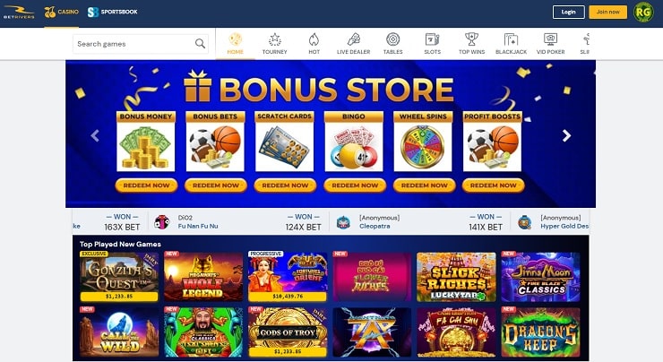 BetRivers $10 Deposit Online Casino