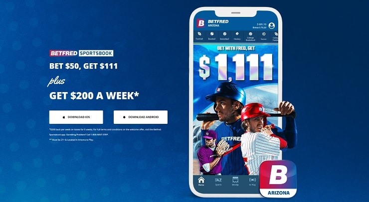 Betfred Arizona Sportsbook Welcome Bonus