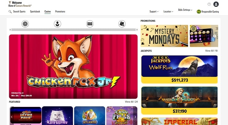 Caesars Casino Online Slots