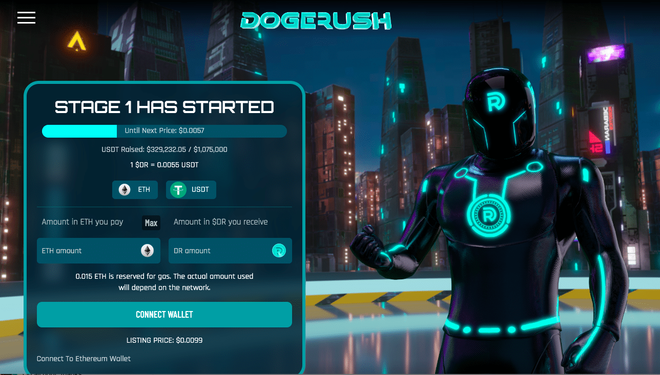 Doge Rush presale price