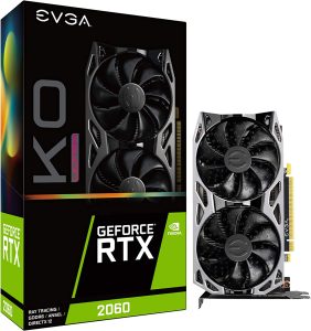 EVGA 06G-P4-2068-KR GeForce RTX 2060 | Top UK graphics card with refresh rate of 240Hz, HDR, and built-in real-time ray tracing