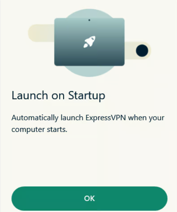 ExpressVPN launch on startup