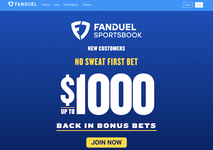FanDuel Landing Page MD