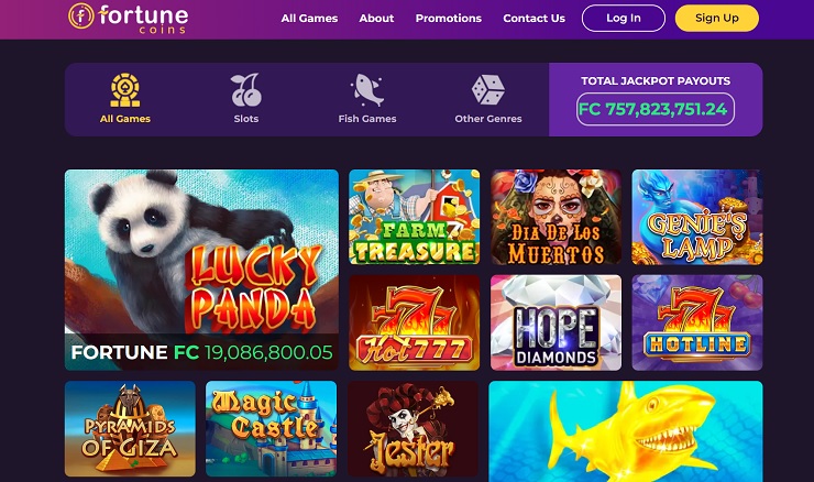 Fortune Coins Oregon Online Casino Site