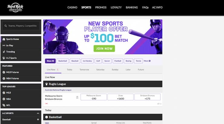 Hard Rock, one of the best licensed sportsbook in New Jersey