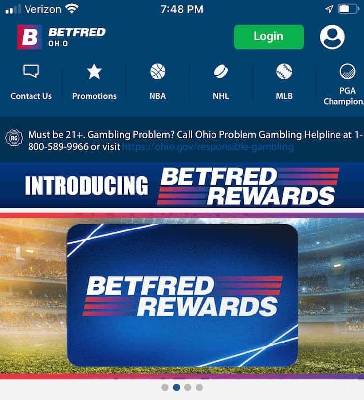 Betfred NV sportsbook promos