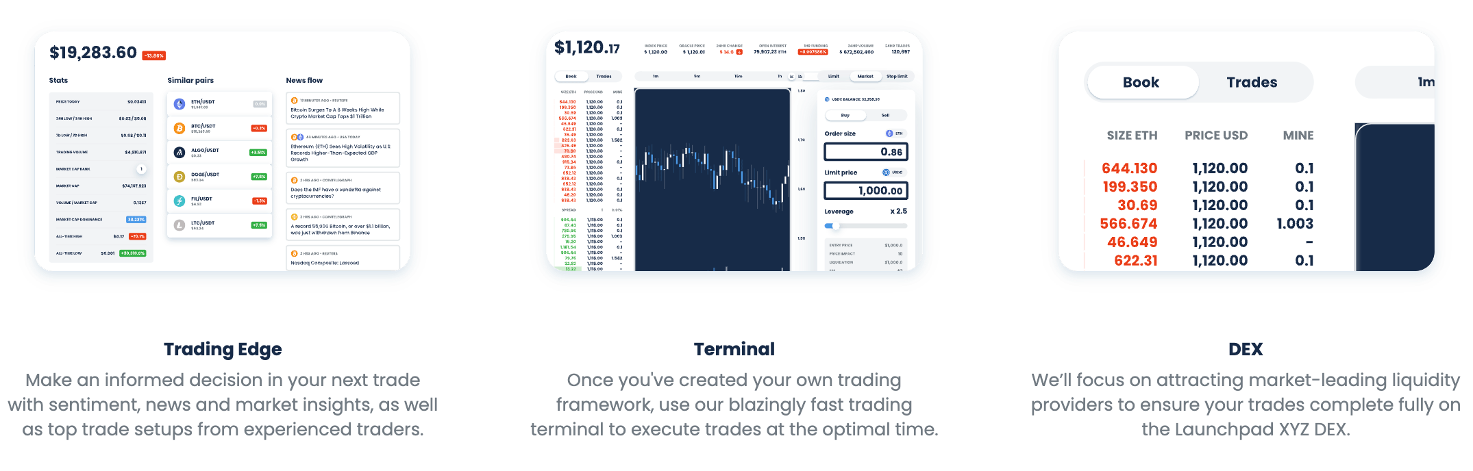 Launchpad XYZ platform