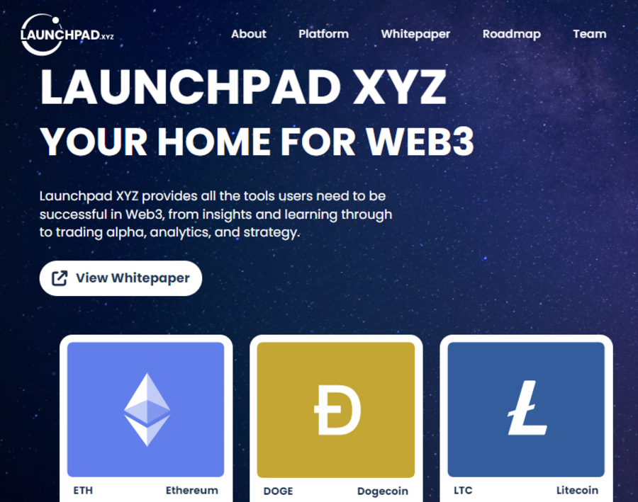 Launchpad XYZ is a gateway to the world of Web 3