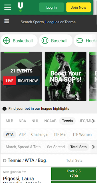 Mobile betting at Unibet AZ