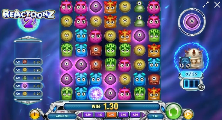 Reactoonz 2 Online Slots