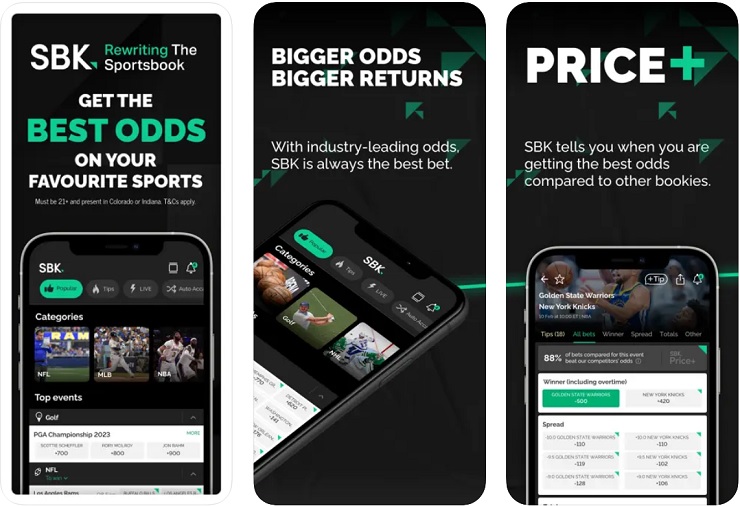 SBK Indiana Online Gambling App