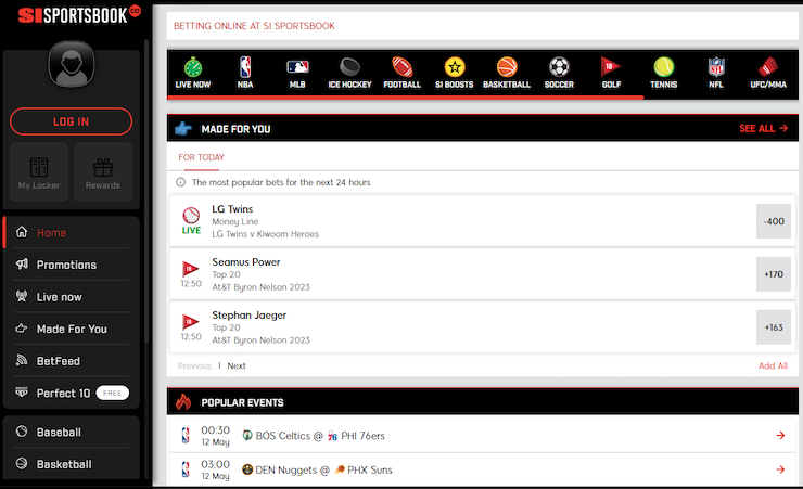 SI SportsbookCO Home Page