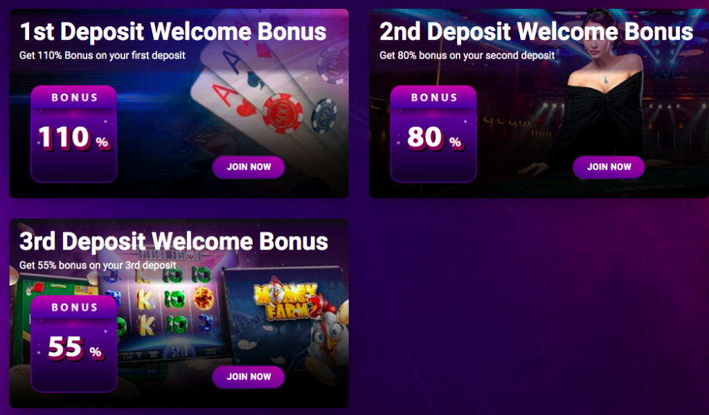 Casino Bit matched deposit bonus