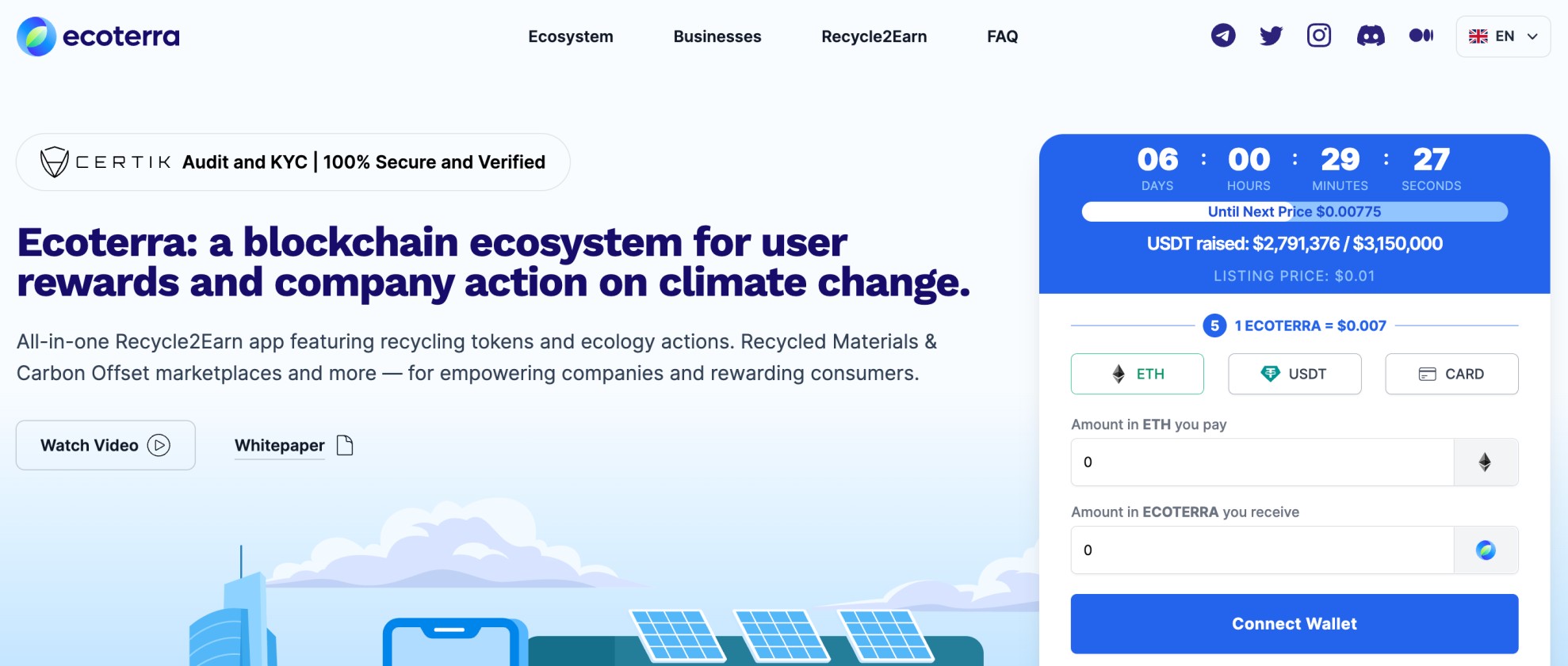 Ecoterra presale