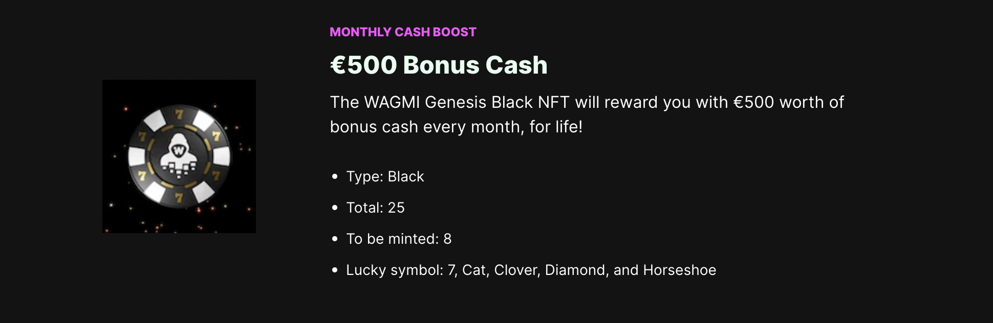 WAGMI Genesis Black NFT