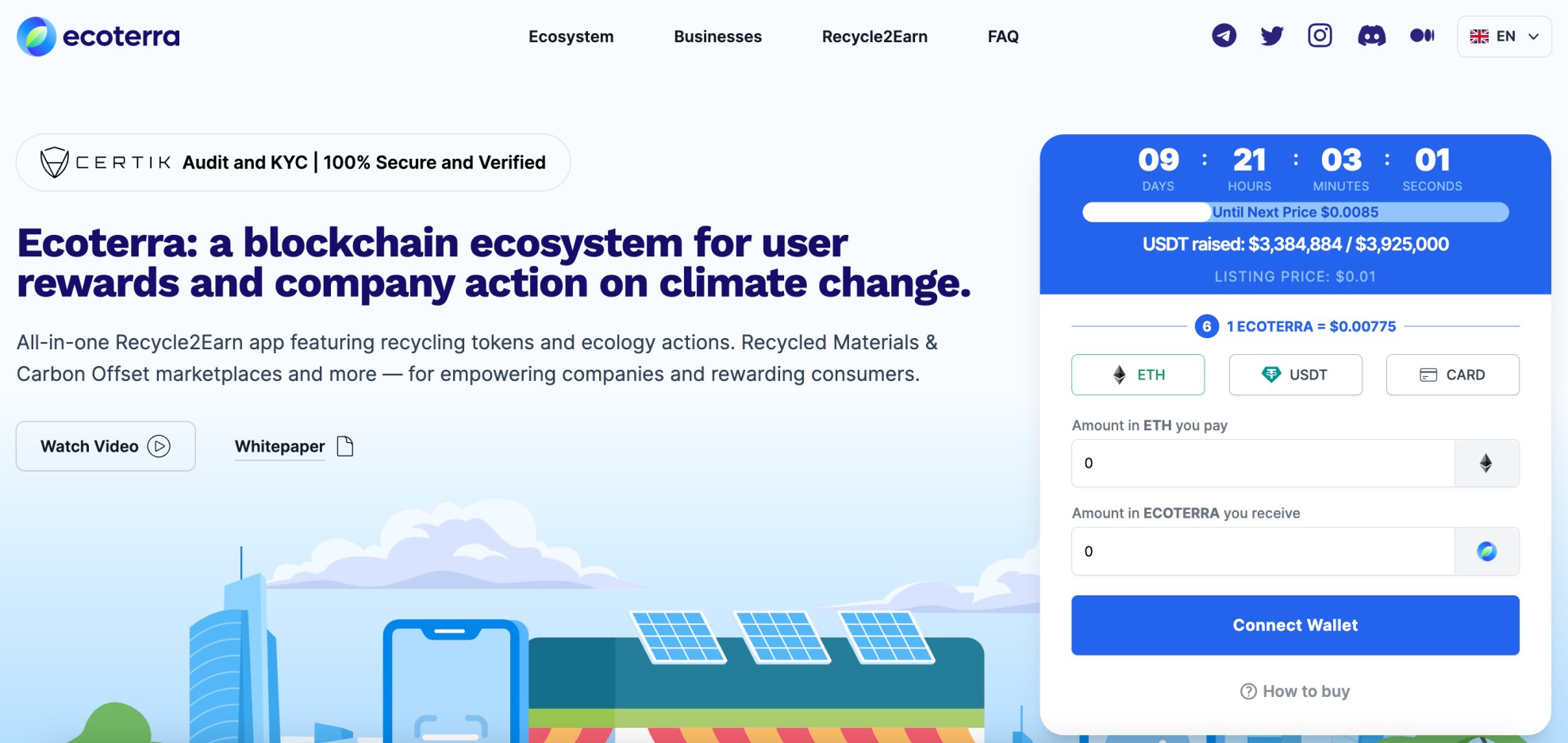 Ecoterra presale 