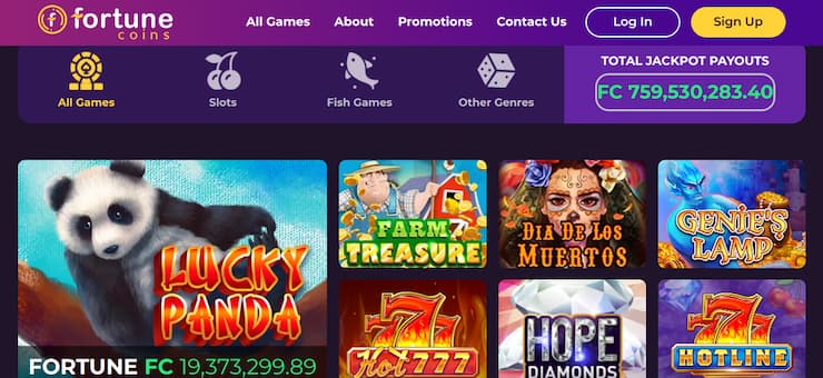 Fortune Coins social casino MD