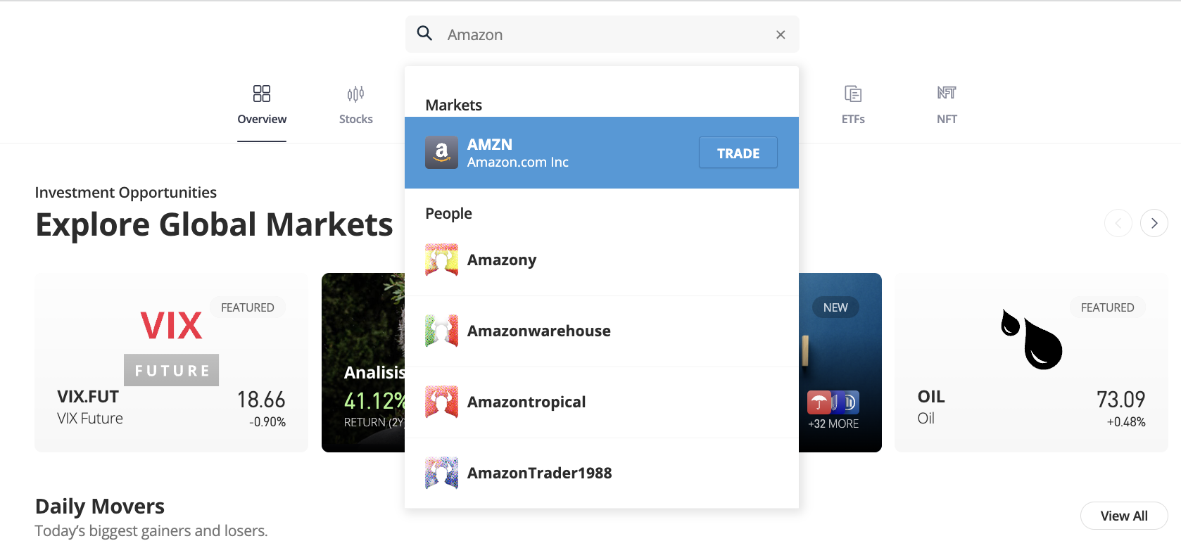 How to buy stocks on eToro
