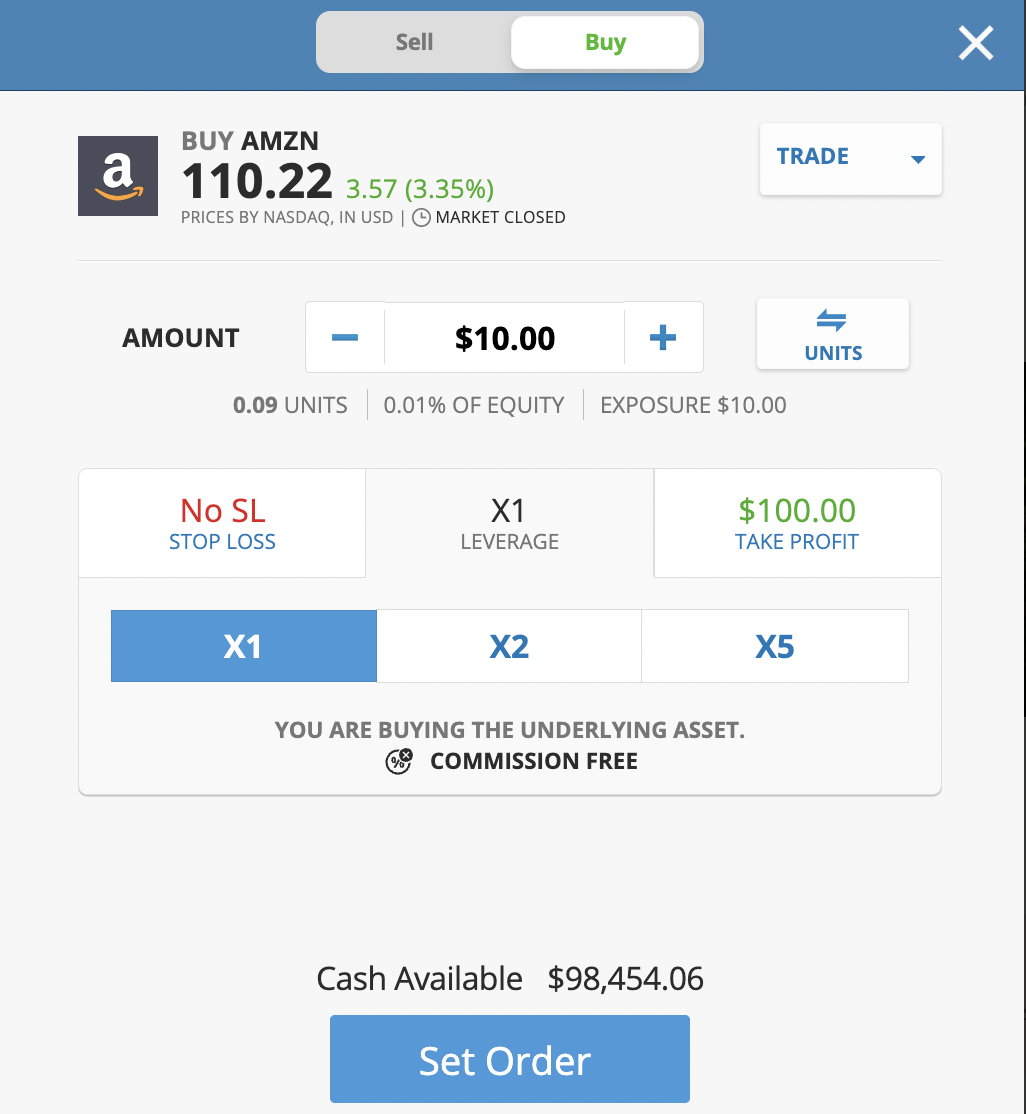 How to buy stocks on eToro