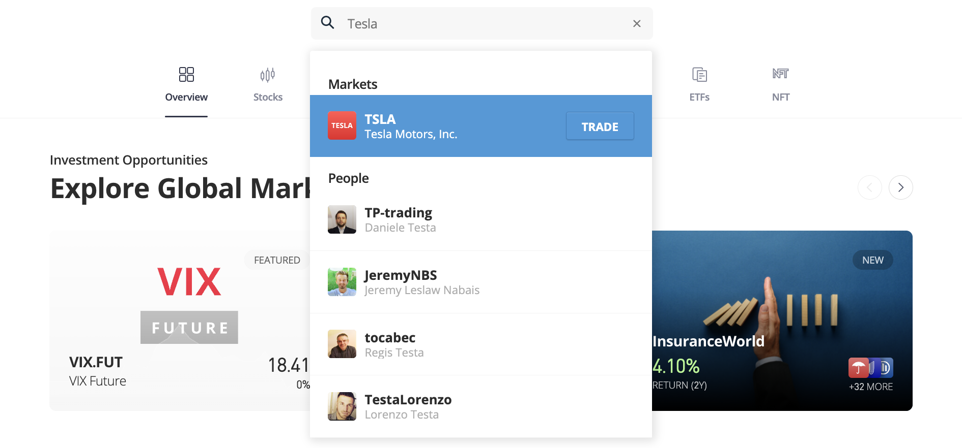 Buy stocks on eToro at 0% commission 