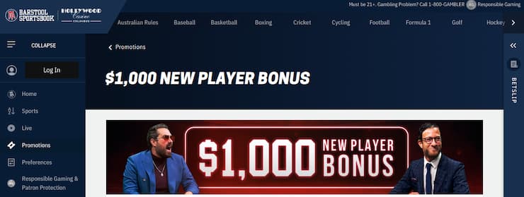 Barstool KS sportsbook promos