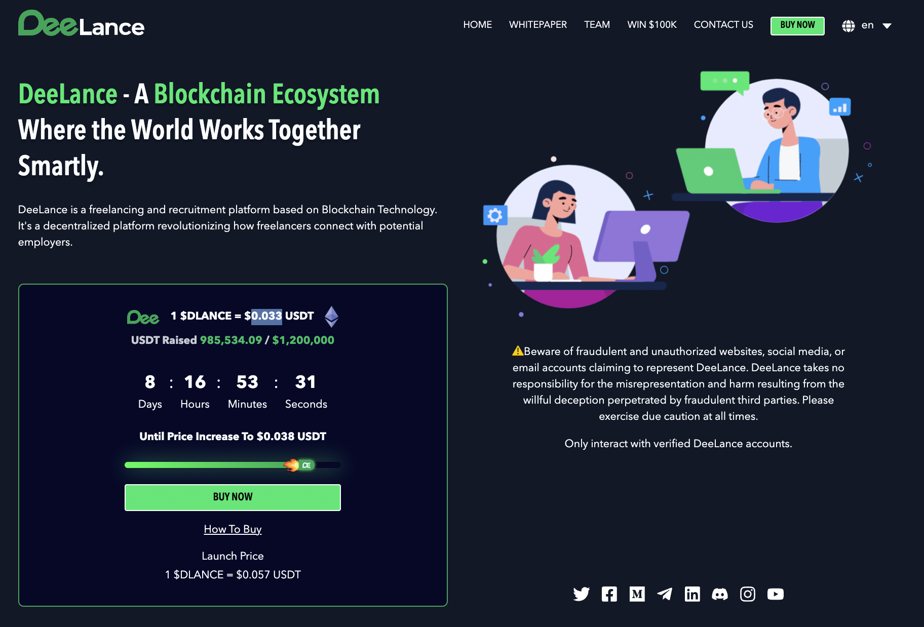 Deelance presale 