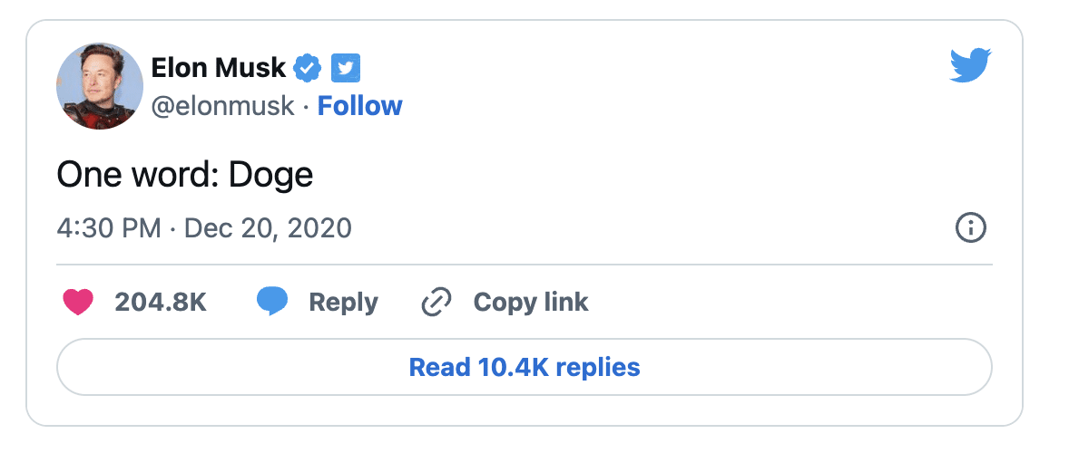 Elon Musk & Dogecoin