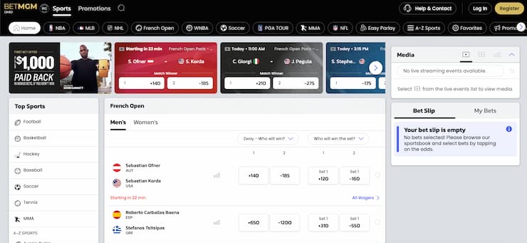 betmgm - ohio betting apps