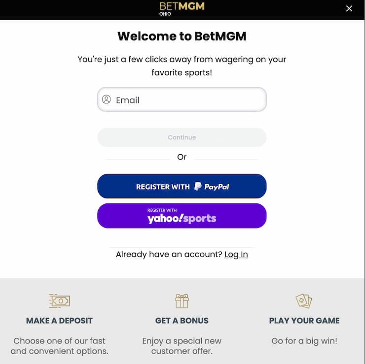bet mgm ohio registration step 2